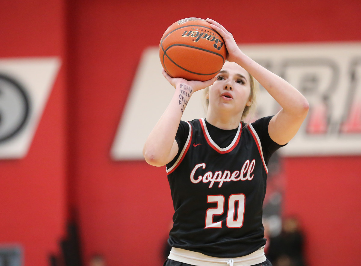 Coppell Allen Texas 6A UIL girls basketball bi-district playoffs 021323 Brian McLean 29